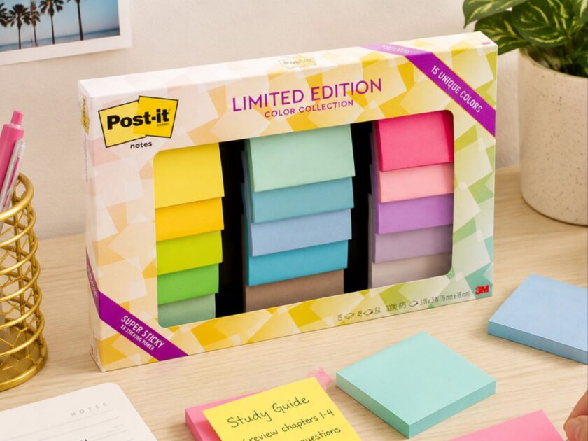 Post-it Super Sticky Notes Variety Pack, 15 Pads Only $9.xx on Amazon (Reg $15)