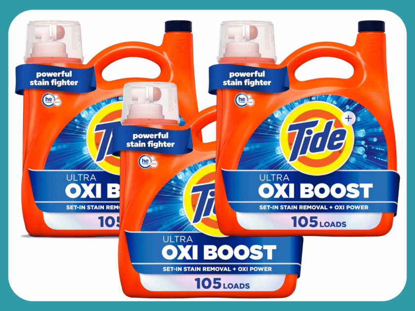 Three Tide Ultra Oxi Laundry Detergents Just $4.xx EACH After Offers (Reg $25)