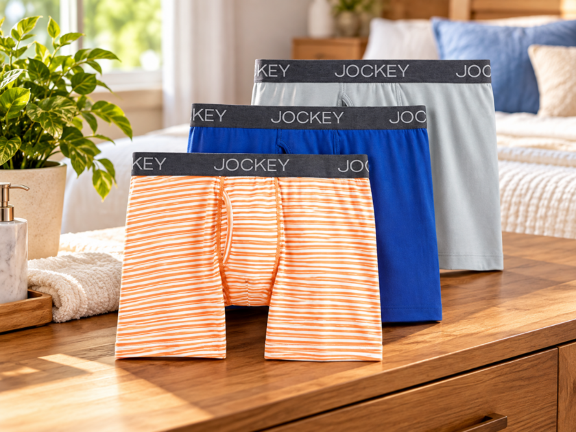 Jockey Men’s StayNew Cotton Blend Boxer Brief 3-Pack Only $5.xx on Walmart (Reg $18)