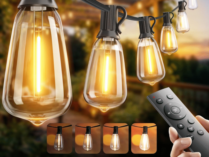 52FT Outdoor String Lights JUST $12.xx on Amazon (Reg. $24)