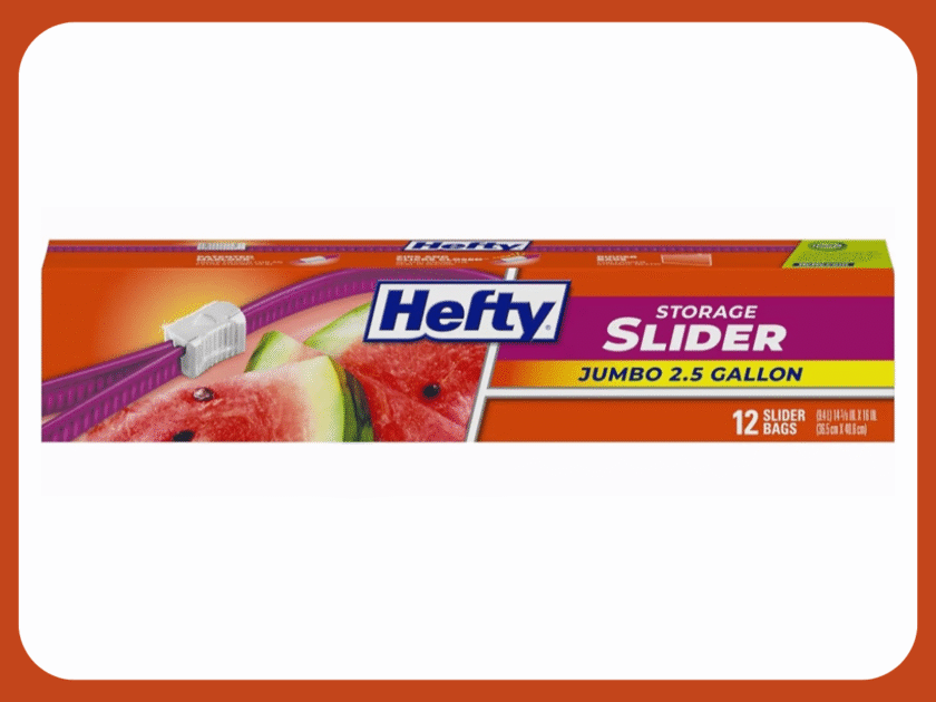 PRICE DROP! Hefty Slider Jumbo Storage Bags 12-Count Just $1.xx on Amazon (Reg. $6)