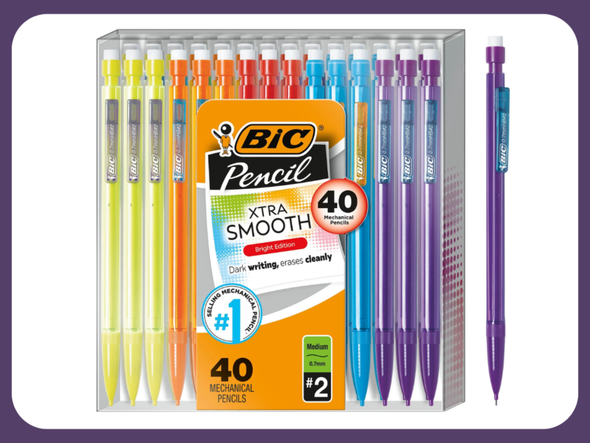 BIC Xtra Smooth Mechanical Pencils 40-Count Only $6.xx After Walmart Cash (Reg $10)!