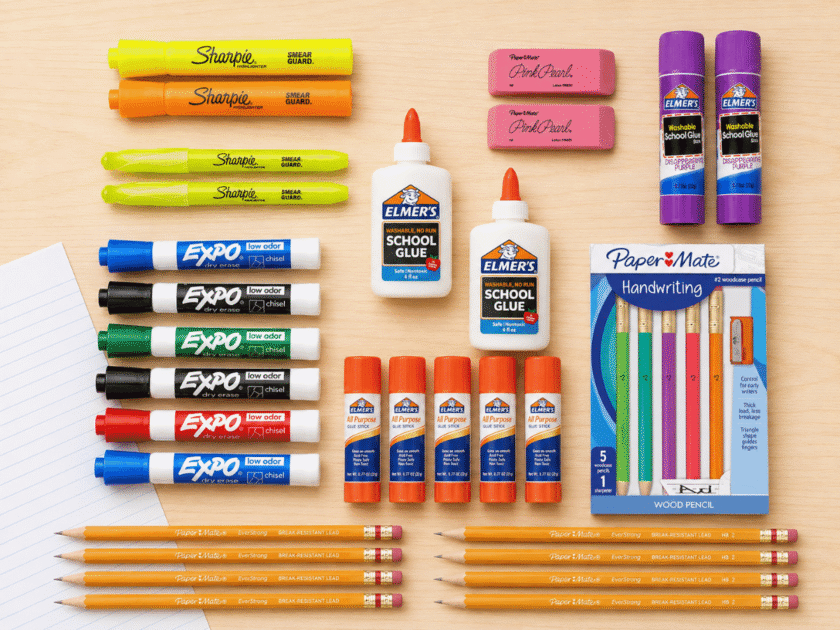 31-Piece School Supply Kit Only $10.xx on Amazon – Pencils, Glue, Markers & More!