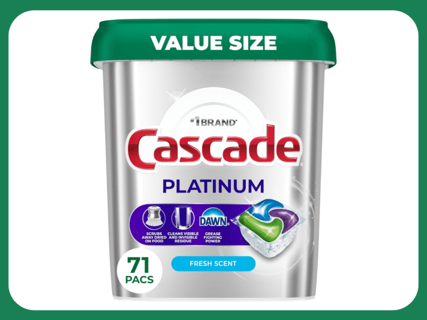 Cascade Platinum Dishwasher Pods 71-Count Only $15.xx on Amazon (Reg. $23)