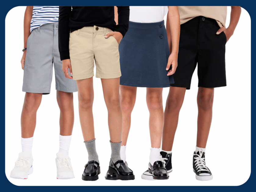 Today Only! $6 Uniform Shorts & Skorts at Old Navy (Reg. Up to $20)