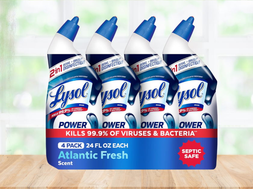 Lysol Toilet Bowl Cleaner 4-Pack Only $6.xx on Amazon (Reg $9)