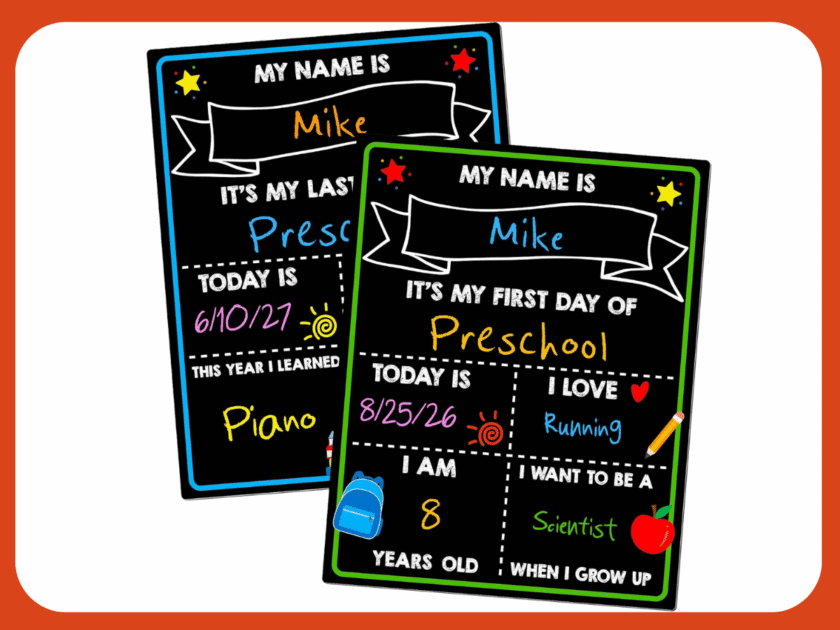 First & Last Day of School Double-Sided Board Just $3.xx on Amazon (Reg. $8)