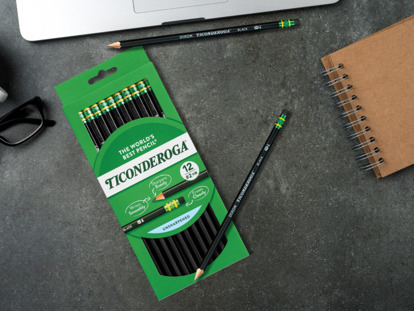 Ticonderoga #2 HB Soft Black Pencils 12-Count Only $2.xx on Amazon (Reg $5)