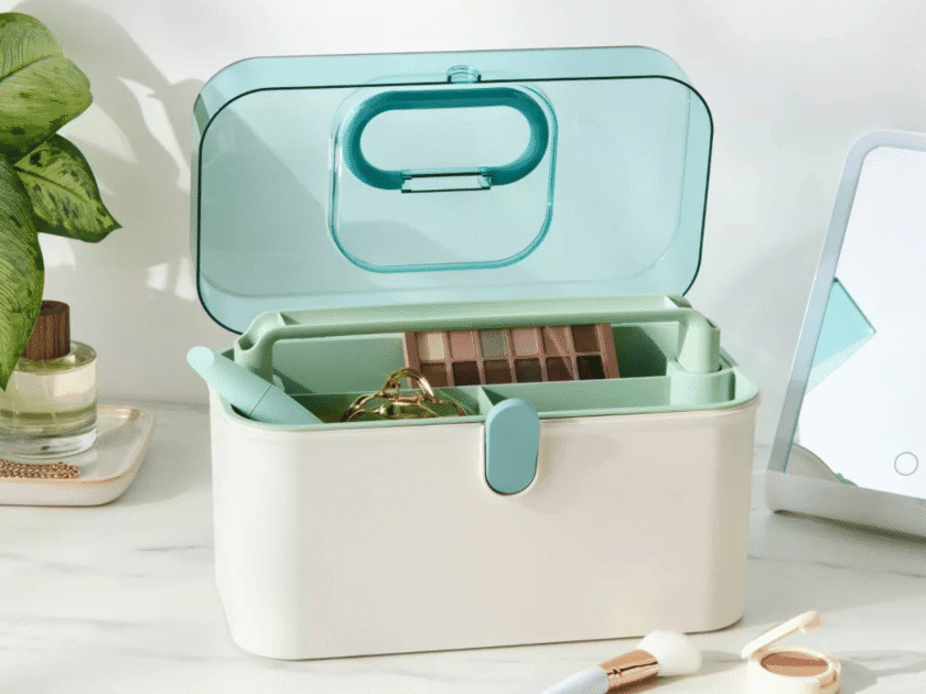 Target’s Brightroom Lidded Storage Caddy Just $7 (Pink & Blue in Stock)