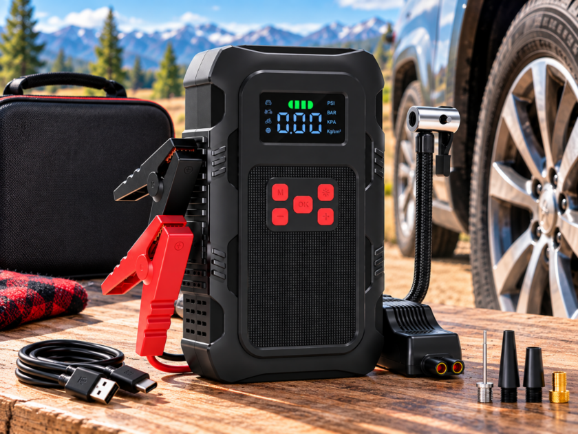 Jump Starter with Air Compressor Only $31.xx on Amazon (Reg. $110)