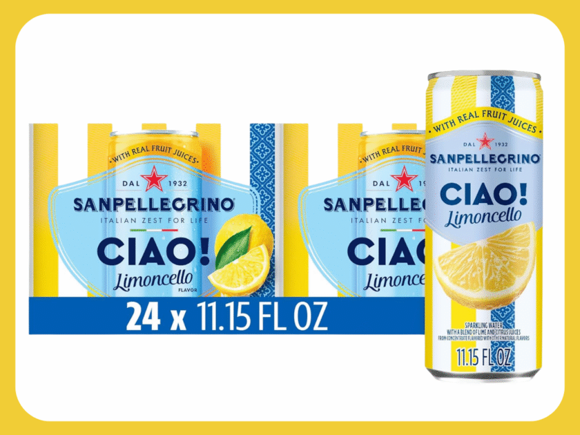 Sanpellegrino Ciao Limoncello Flavored Sparkling Water 24ct only $8.xx on Amazon (Reg $25)