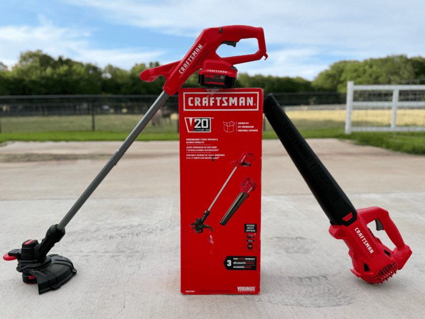 Craftsman Cordless String Trimmer and Leaf Blower Combo Kit Just $99 at Lowe’s (Reg. $169) –  Battery & Charger Included!