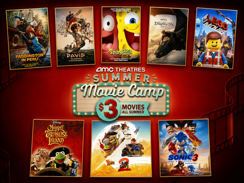 AMC’s Summer Movie Camp for Kids is HERE! Enjoy $3 Movies All Summer