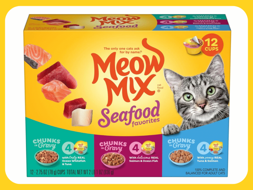 Meow Mix Seafood Favorites 12-Pack Just $5.xx on Amazon!