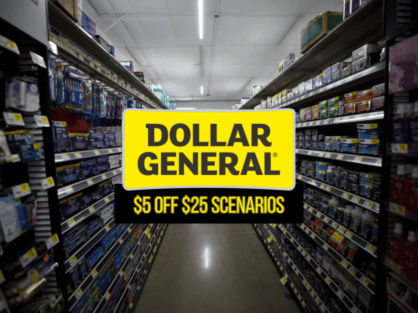 Dollar General Scenarios | $5 Off $25 Coupon for 6/27