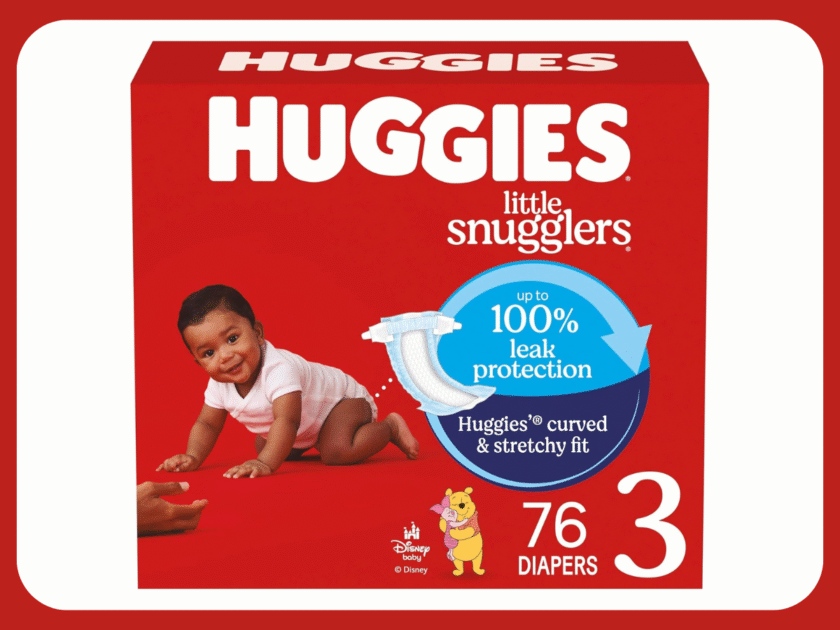 Huggies Lil Snugglers Size 3 Diapers 76-Ct Only $18.xx on Amazon (Reg $32)!