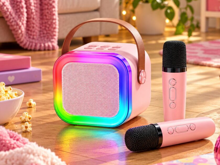 Kid’s Mini Karaoke Machine with 2 Microphones Only $9.xx on Amazon (Reg. $25)