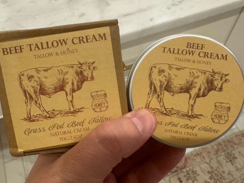 Beef Tallow Cream w/ Honey Only $4.xx on Amazon (Reg. $22) – My Fave!!