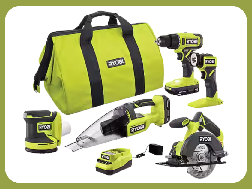 Ryobi 5-Tool Combo Kit Only $149 Shipped at Home Depot (Reg. $406)!