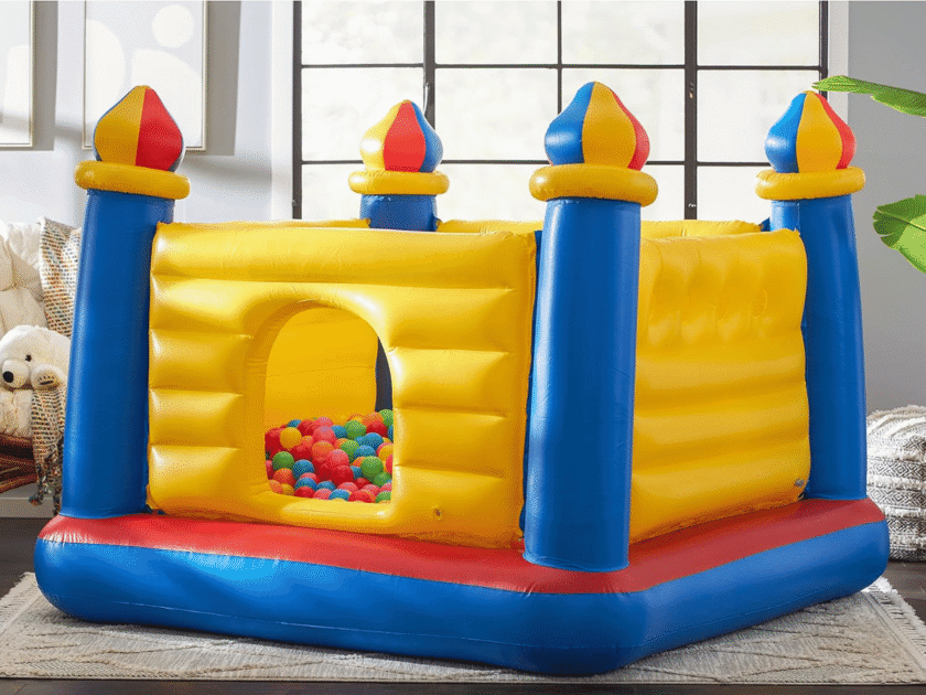 Intex Inflatable Jump-O-Lene Castle Trampoline Just $35.xx on Amazon