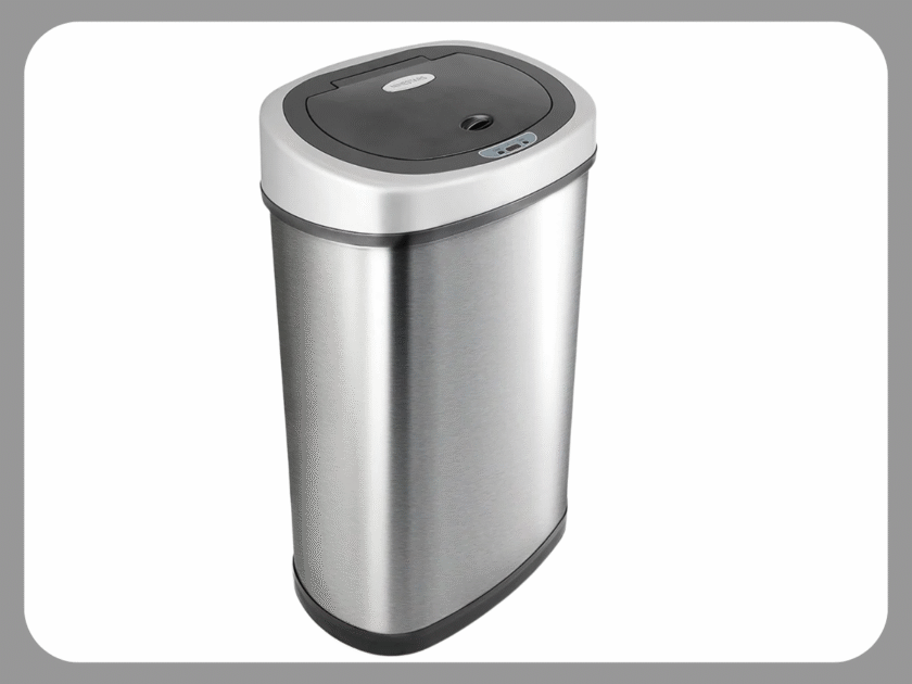Nine Stars Stainless Steel Motion Sensor Trash Can Only $43 Shipped (Reg. $85)