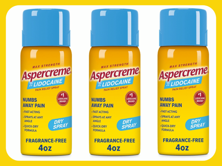 Aspercreme Lidocaine Dry Spray Only $6.xx on Amazon (Reg $12)