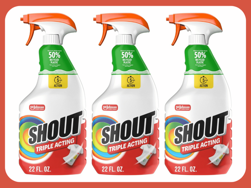 Shout Triple-Acting Laundry Stain Remover Spray Only $1.xx on Amazon (Reg $4)!