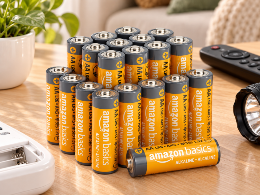 Amazon Basics 20-Pack AA Alkaline Batteries Only $8.xx on Amazon (Reg $10)