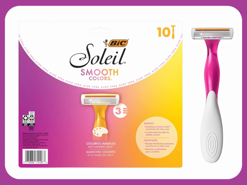 BIC Soleil Smooth 10-Count Disposable Razors Only $8.xx on Amazon (Reg. $12)