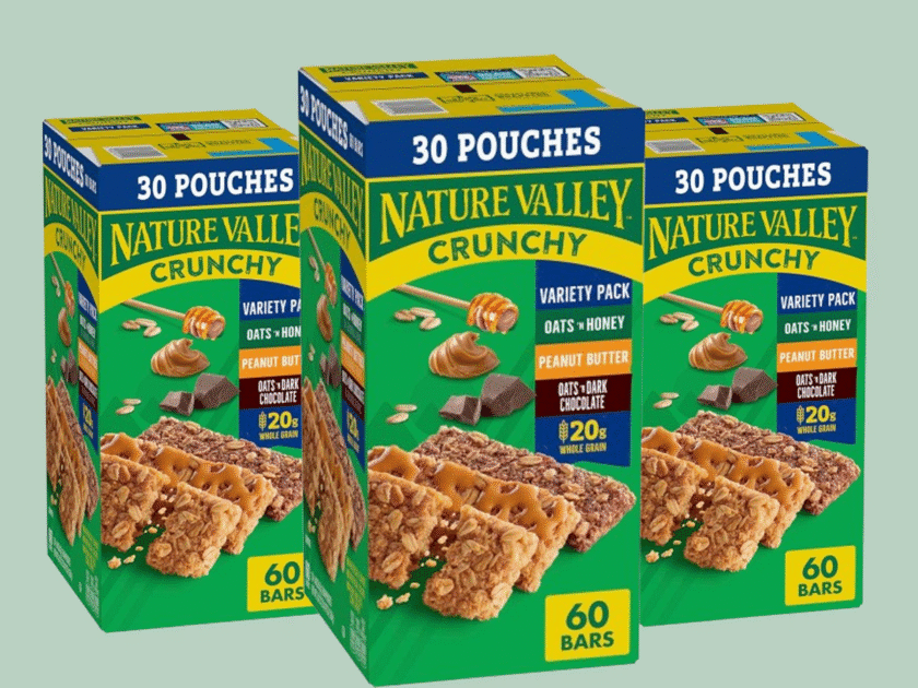 Nature Valley Crunchy Granola Bars 60-Count Only $8.xx on Amazon (Reg $13)