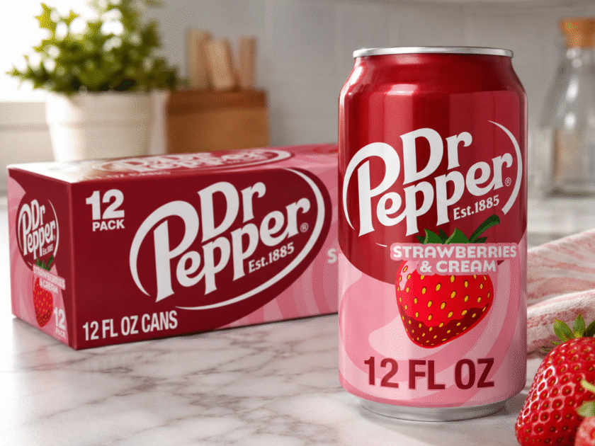 Dr. Pepper Strawberries & Cream 12-Packs Only $4.xx Each on Amazon