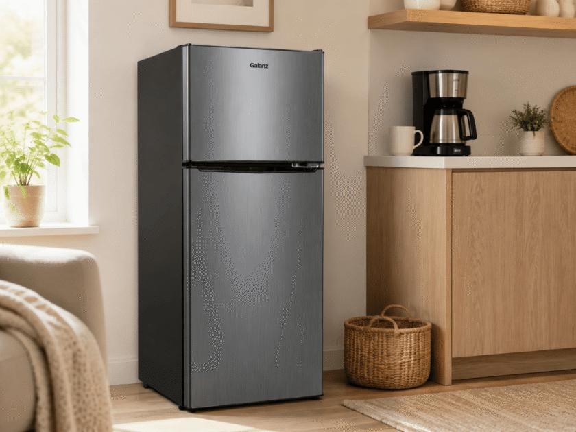 Galanz 4.6. Cu ft Two Door Mini Refrigerator with Freezer Only $168 at Walmart (Reg. $270)
