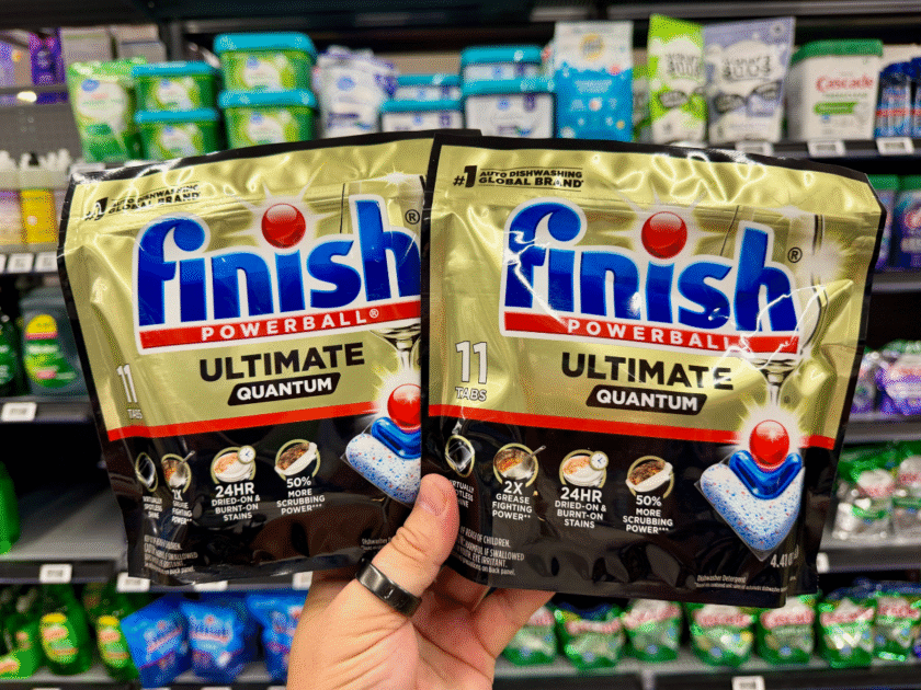Finish Ulimate Quantum Dishwasher Pods 11-Count Just $2.94 After Walmart Cash