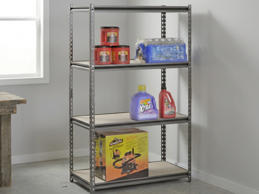 Muscle Rack 4-Shelf Steel Freestanding Shelves Only $30 at Walmart (Reg $99)