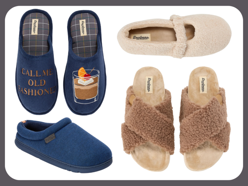 Women’s & Men’s Dearfoams Slippers from $6.xx at Walmart (Reg. $20+)