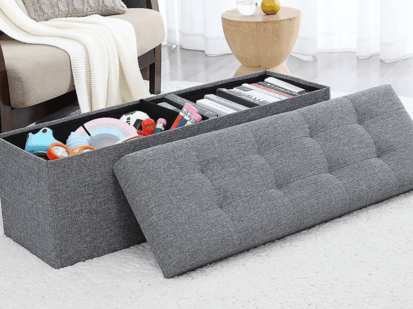 Storage Bench Ottoman from $28.98 Shipped (Reg. $73) at QVC