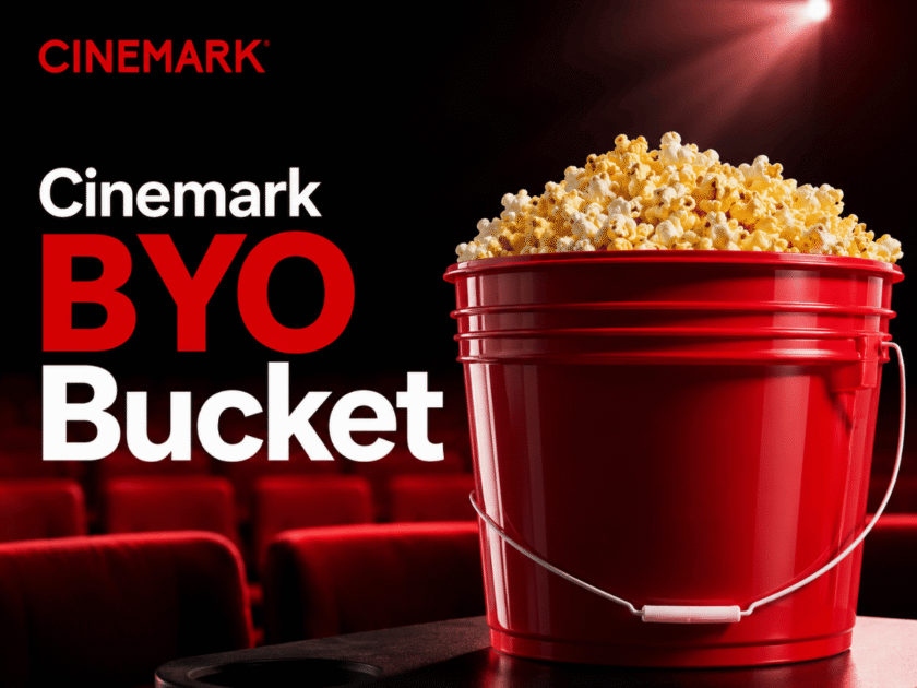 Cinemark Bring Your Own Bucket Day is Coming September 6! Fill any Container for $5!