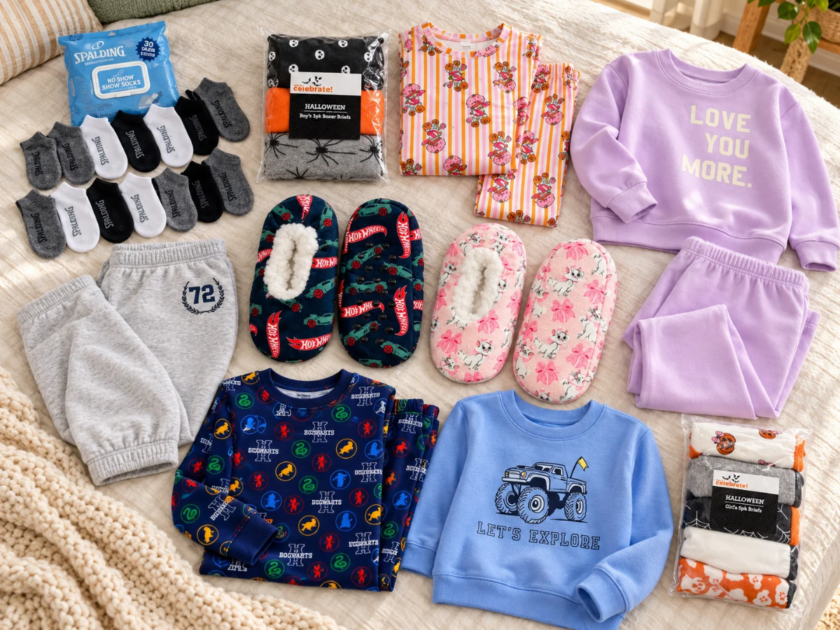 Walmart Deal Days: Kids Clothing Savings for $5 or Less | Pajamas, 30-Pack Socks, Slippers, & More
