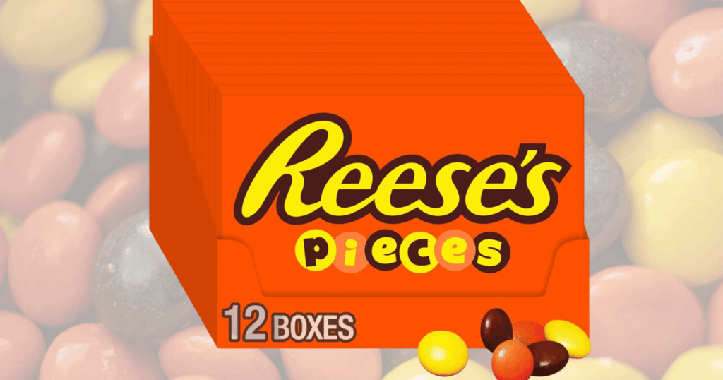 Reese’s Pieces 12-Pack Just $9.xx Shipped (Great for Movie Nights)