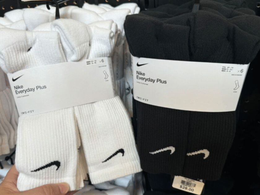 HOT! Nike Socks 6-Packs From $10 (Reg. $20)
