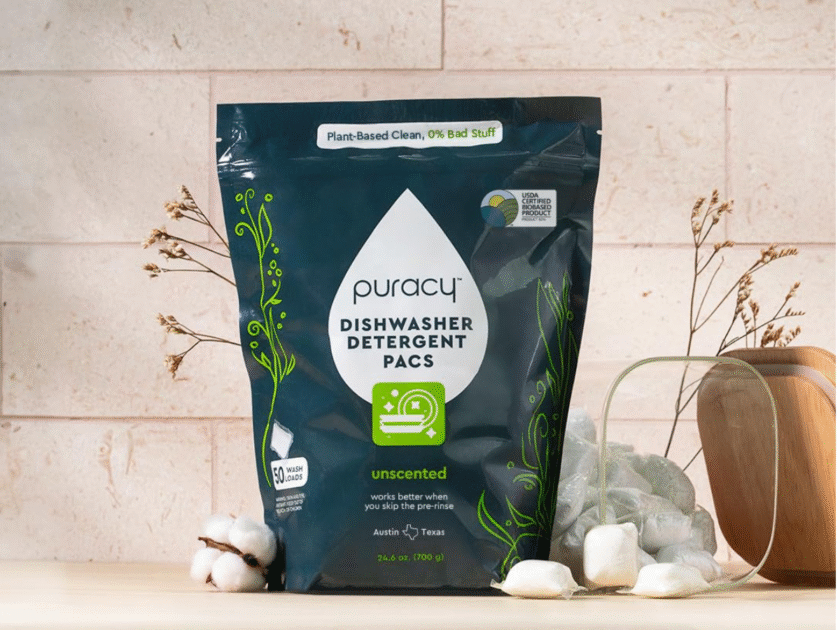 Puracy Dishwasher Detergent Pacs 50-Pack Just $10.xx on Amazon (Reg $21)