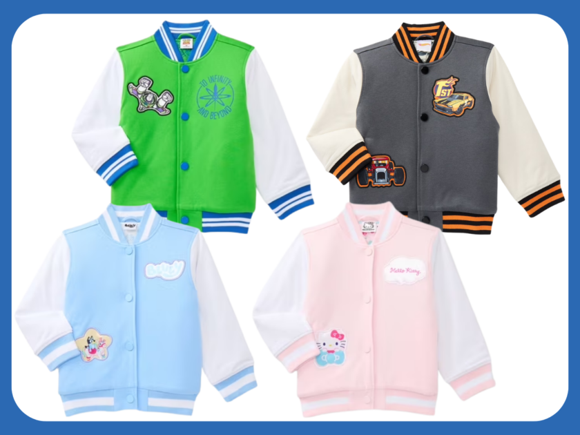 Toddler Character Varsity Jackets Only $9.99 at Walmart (Reg. $30)