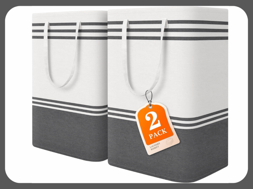 Laundry Basket 2-Pack Only $9.xx on Amazon – Over 6K Sold Last Month!