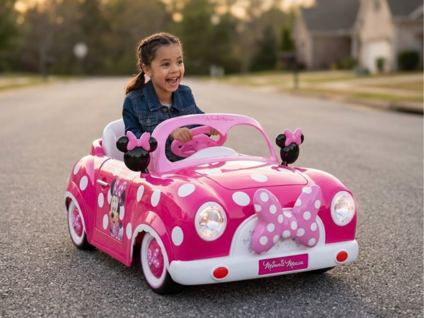 Huffy Minnie Mouse Battery-Powered Ride-On Car Now $98 at Walmart (Reg. $174)