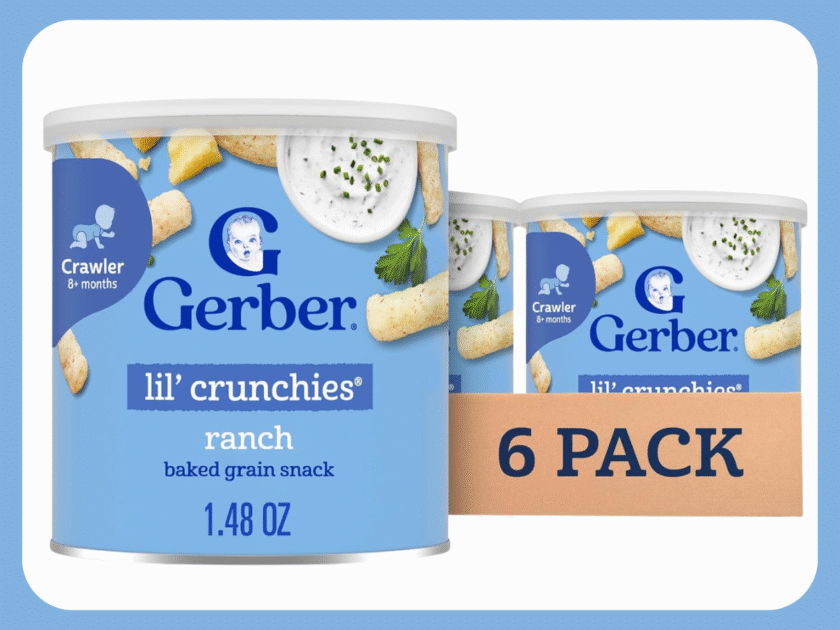 PRICE DROP! Gerber Baby Snacks Lil Crunchies 6-Pack Only $9.xx on Amazon (Reg. $26)