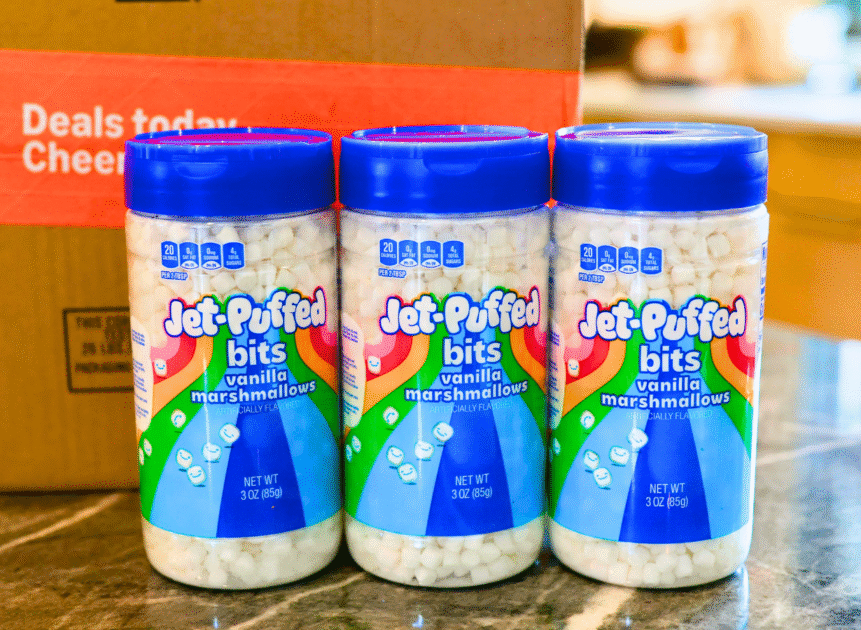 Jet-Puffed Vanilla Marshmallow Bits Only $1.xx on Amazon + NEW Chocolate & Rainbow Flavors!