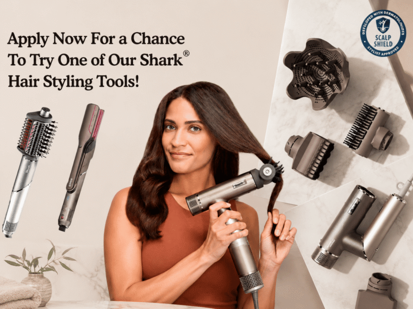 Apply Now for a Chance to Try Shark Hair Styling Tools – FREE!