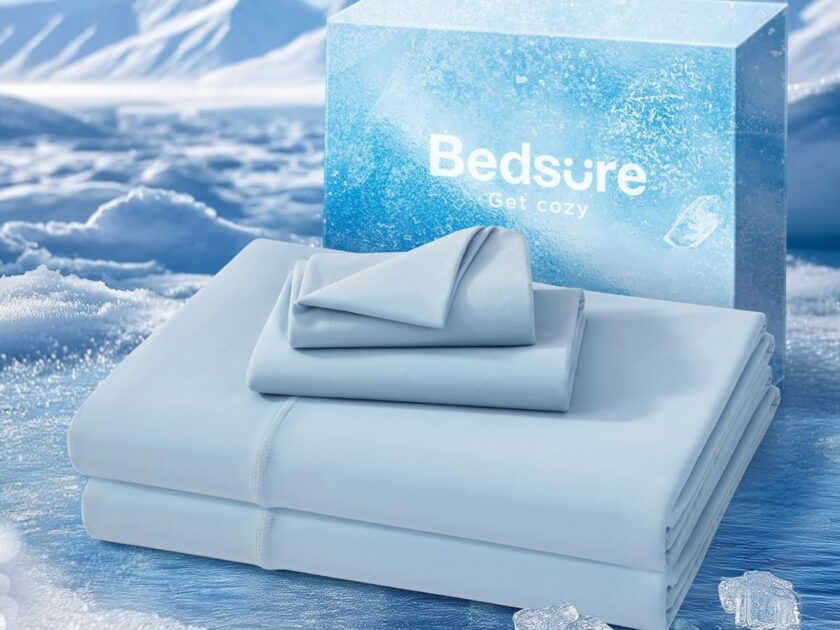 Bedsure 4-Piece King Size Cooling Sheet Set Only $47.xx on Amazon (Reg. $130)