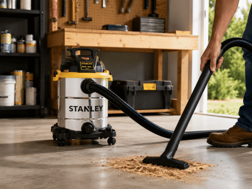 Stanley 8-Gallon Wet/Dry Vacuum Only $59.99 Shipped at Best Buy (Reg. $100)