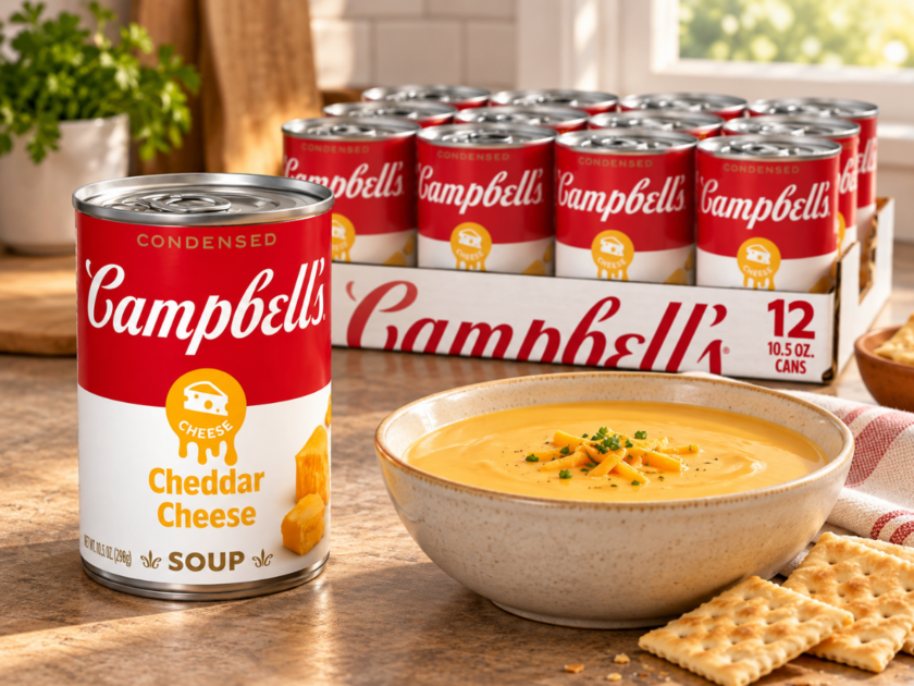 Campbell’s Condensed Cheddar Cheese Soup 12-Pack Only $11.xx on Amazon (Reg $24)